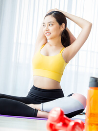 フィットネス女性