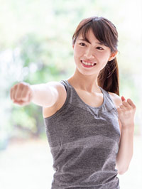 女性ボクサー